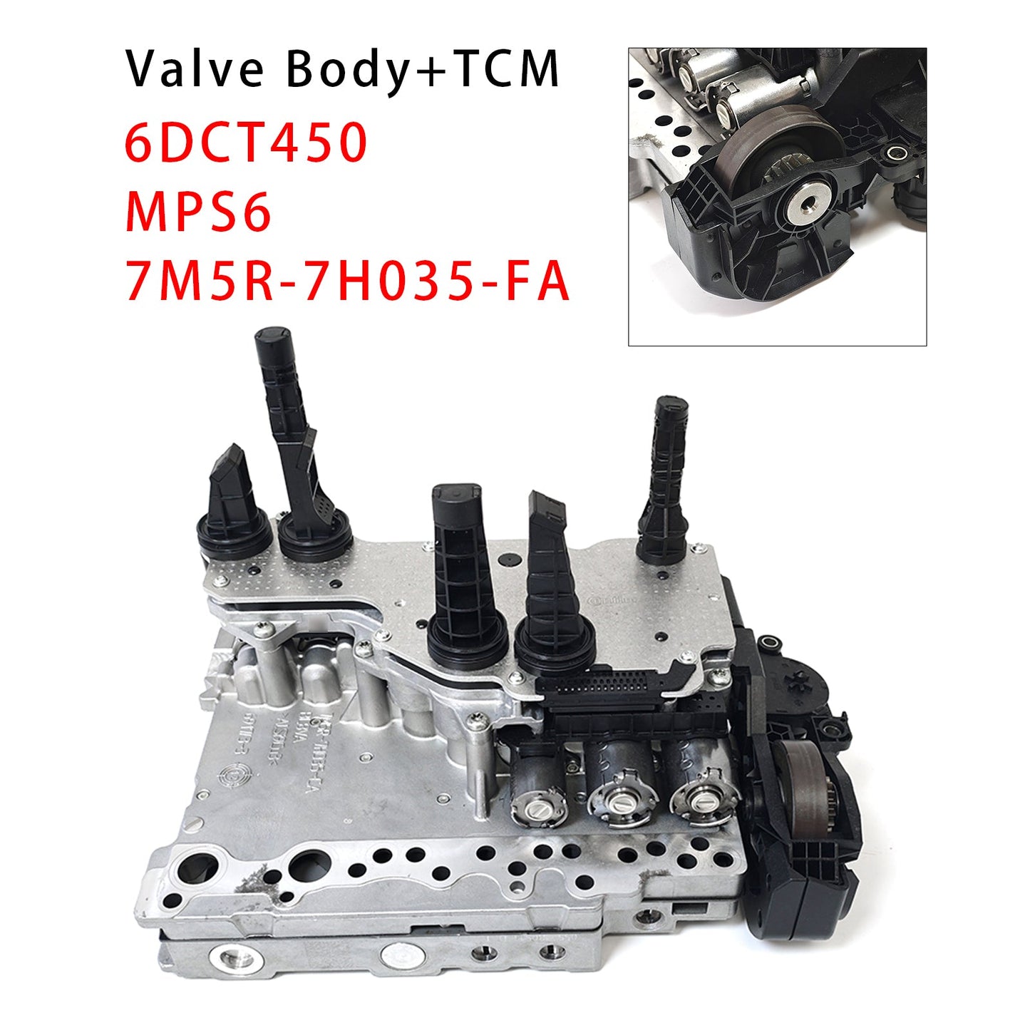 6DCT450 MPS6 for Dodge Avenger/Journey 08-10 2.0L 2.2L V2.2L 7M5R-7H035-FA Transmission Mechatronic Valve Body+TCM