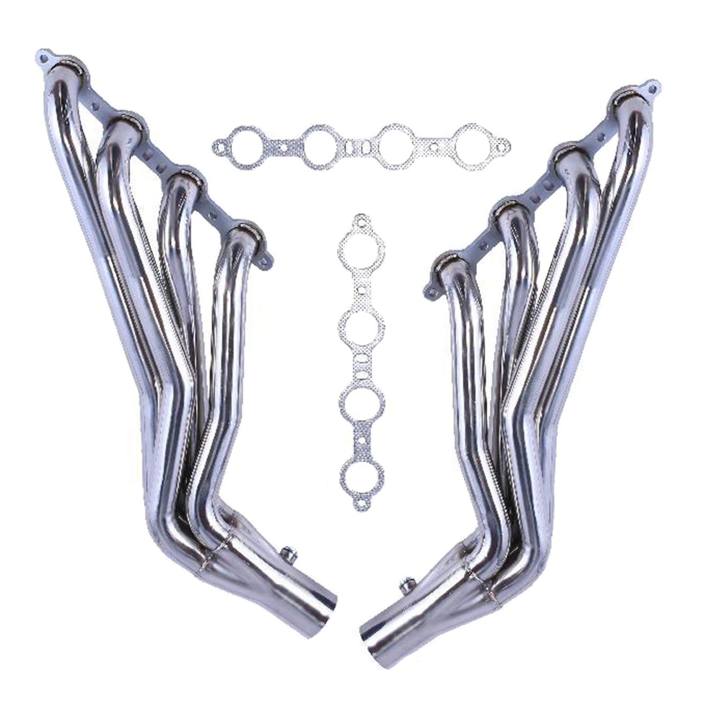 LS2 LS3 Exhaust Manifold Header Fit Chevy C10 LS LS1 LS6 Long Tube 1-7/8