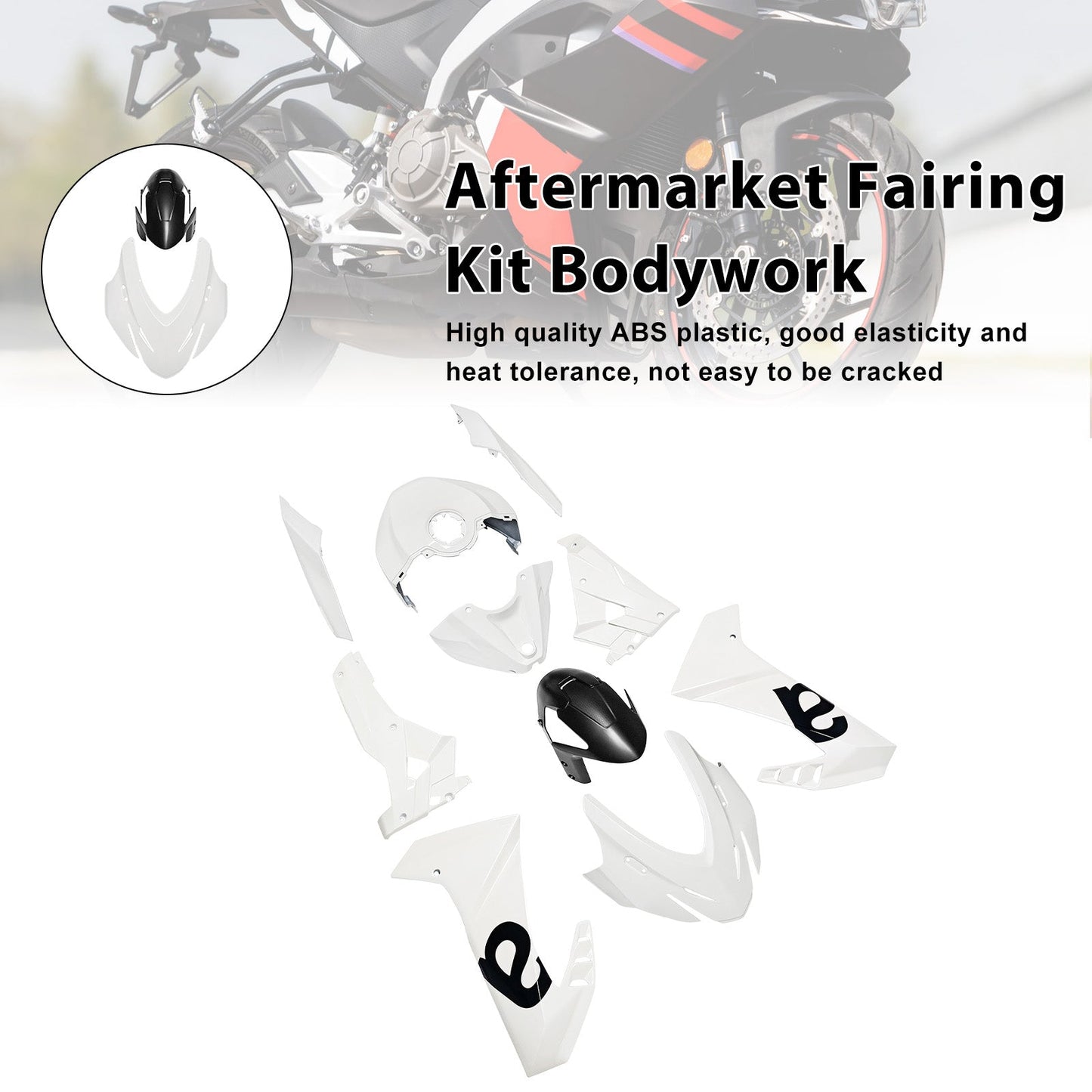 Injection ABS Plastic Bodywork Fairing Kit for Aprilia RS457 2024-2025 03#