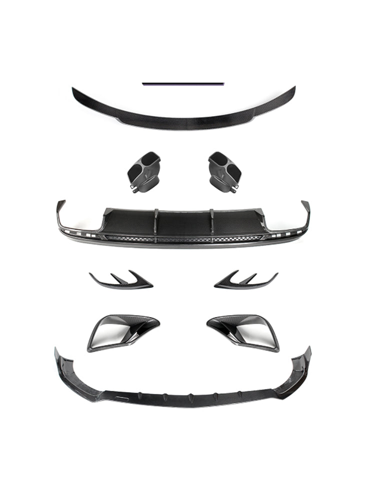 2019-2021 Fit Mercedes Benz W217 S63 S65 AMG Coupe Carbon Fiber Bumper Body Kit