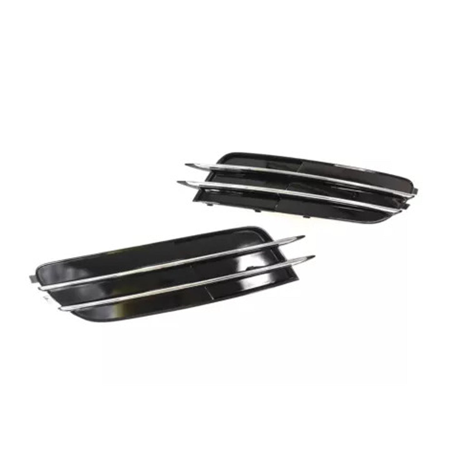 2012-2014 Audi A6 C7 1 Pair Front Bumper Fog Light Grill Cover Bezel