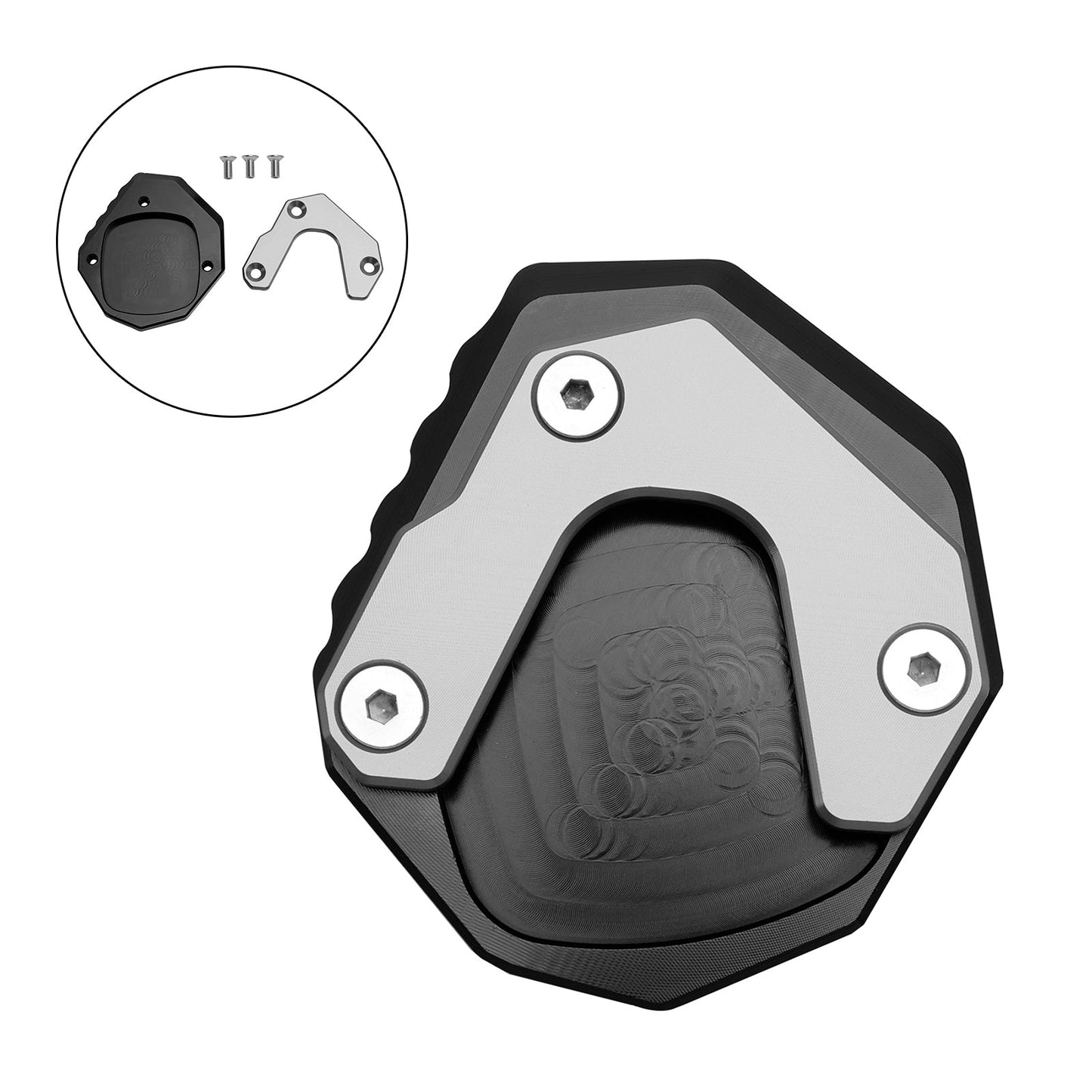 2023-2024 Kickstand Enlarge Plate Pad fit for Honda XL 750 Transalp CB750 Hornet