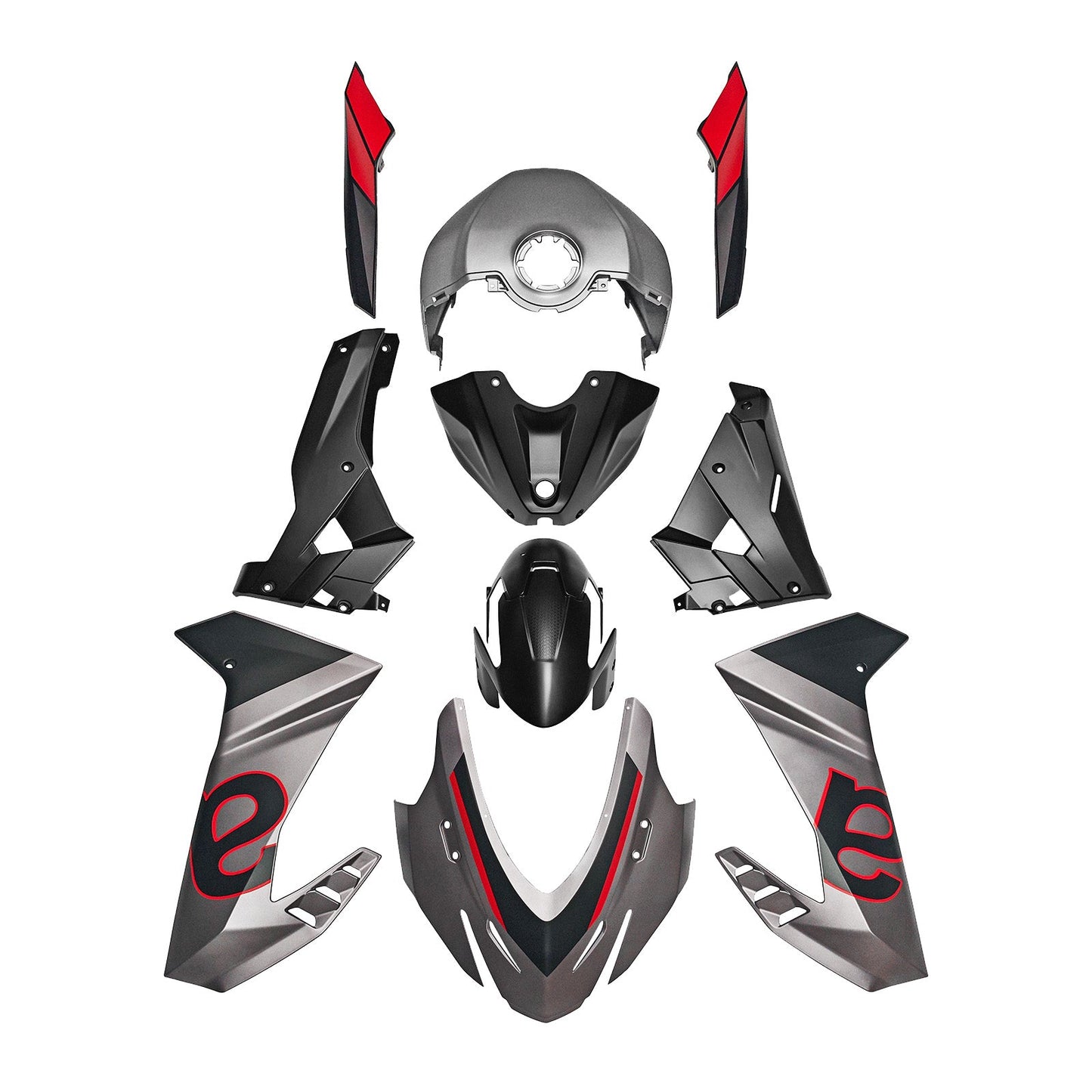 Injection ABS Plastic Bodywork Fairing Kit for Aprilia RS457 2024-2025 10#