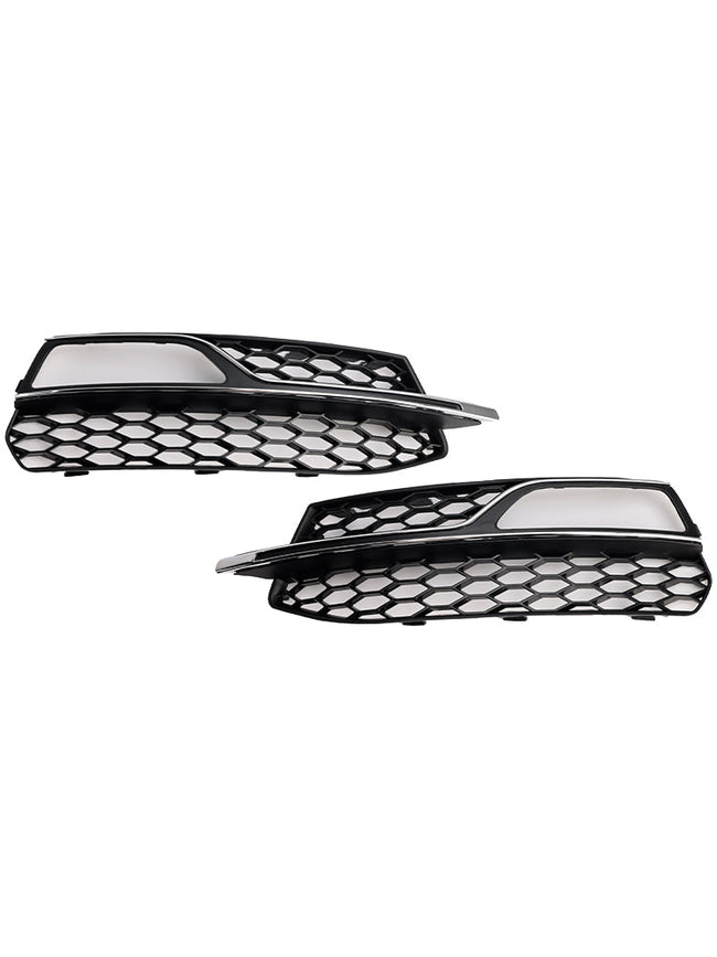 2013-2016 AUDI A3 S3 S-Line Front Lower Bumper Fog Light Cover Grill 8V3807682G 8V3807681G