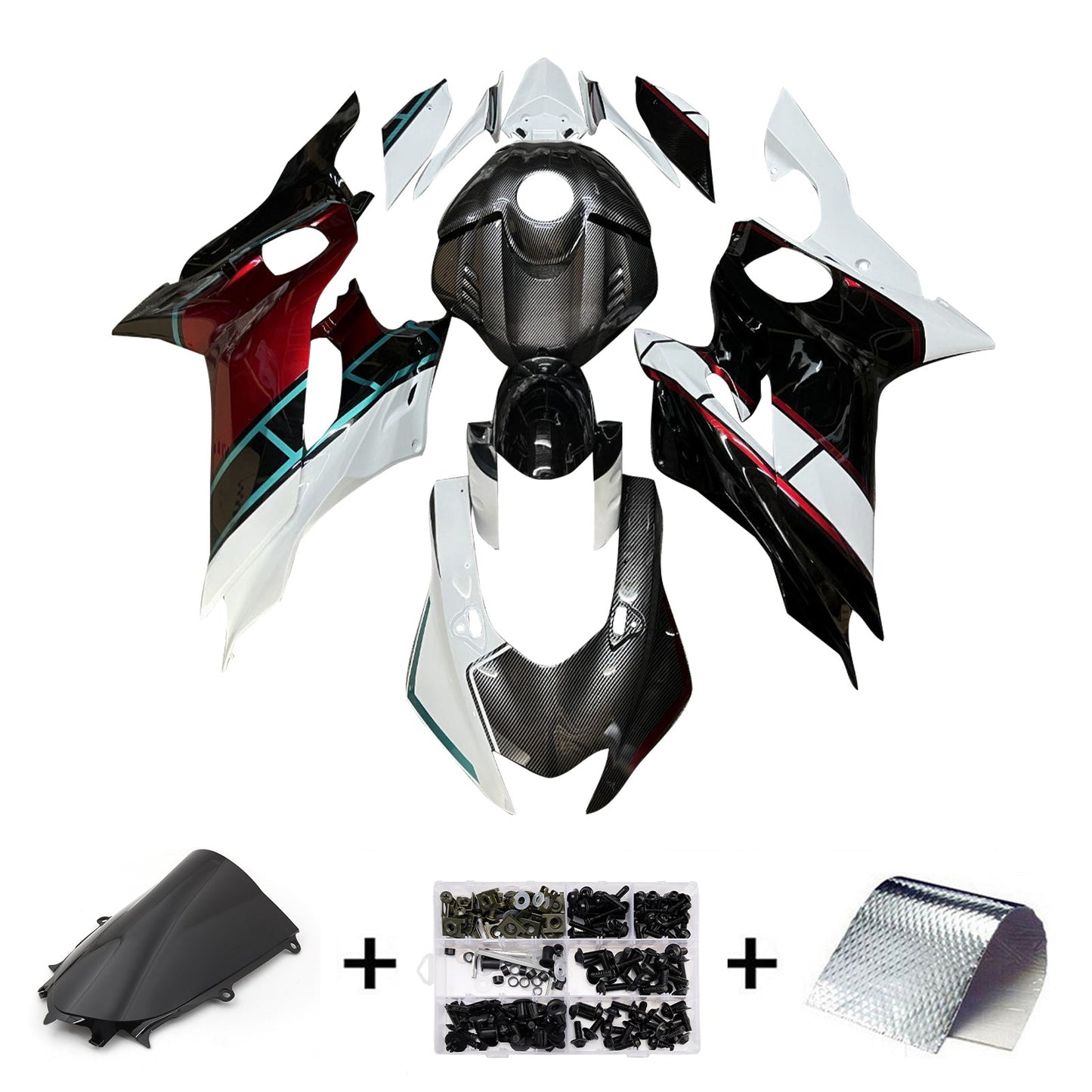 Injection Fairing Kit Bodywork Plastic ABS fit For Yamaha YZF-R6 2017-2023