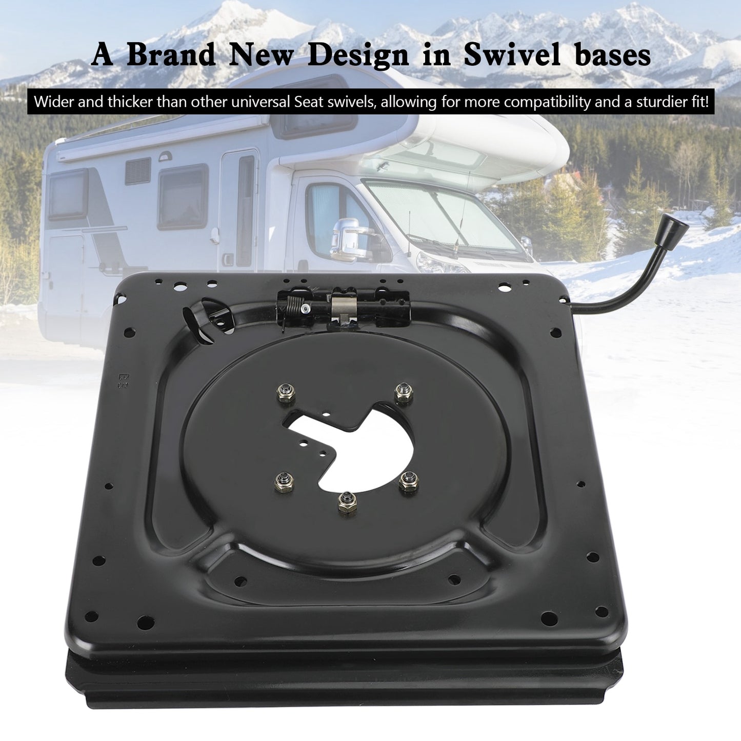 Universal Car Van Motorhome Seat Swivel Turntable Modification Multiple slots