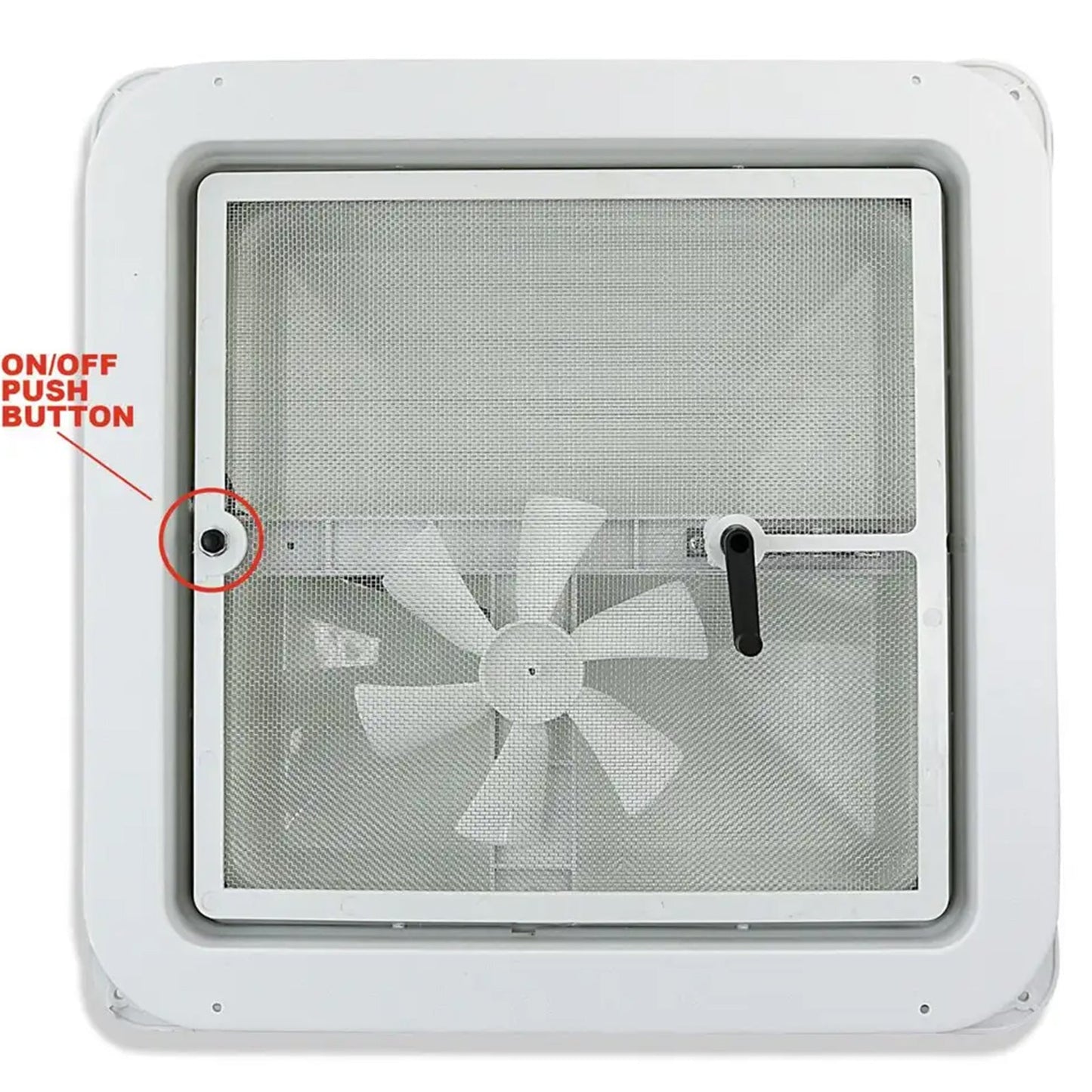 14" 12V Caravan Skylight Roof Vent Remote Control Camper Motorhome RV Exhaust Fan