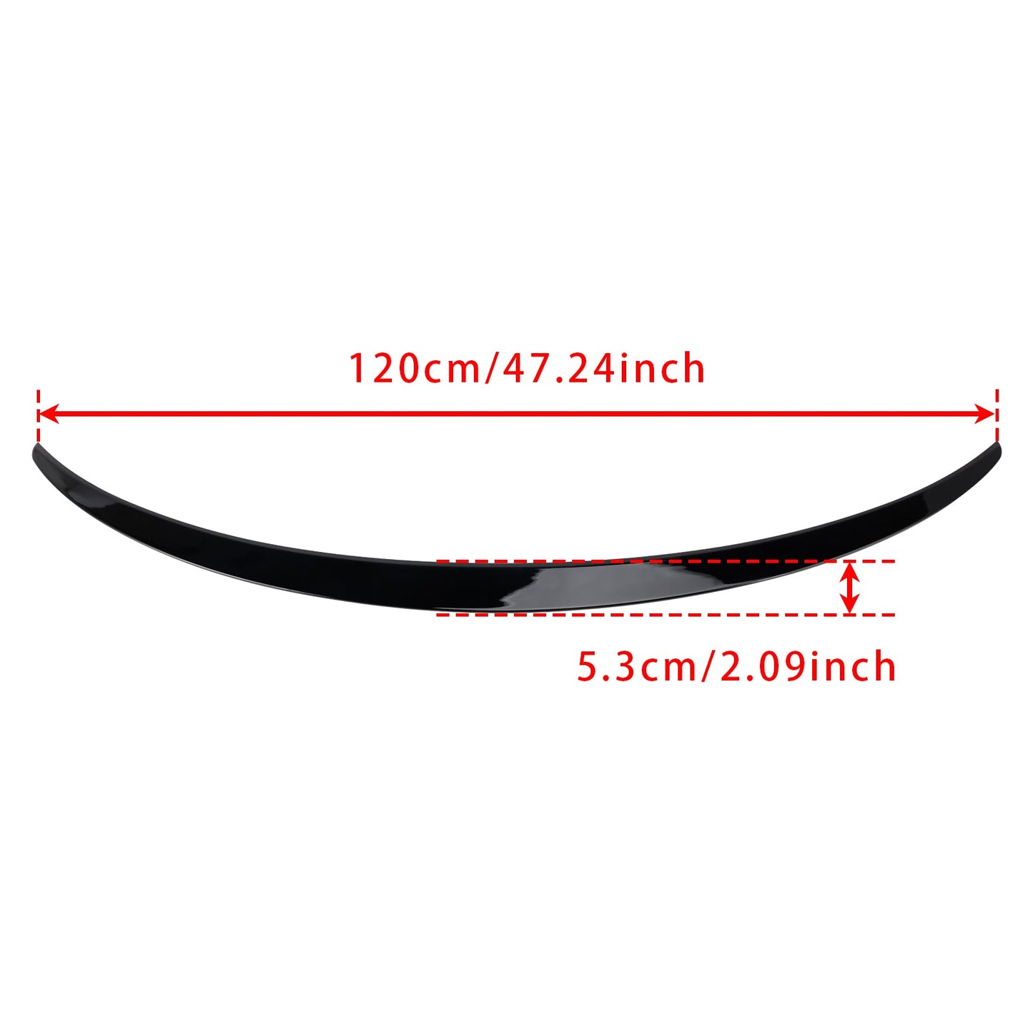 Gloss Black Rear Boot Spoiler For Tesla Model Y 2020+ Original Factory Style