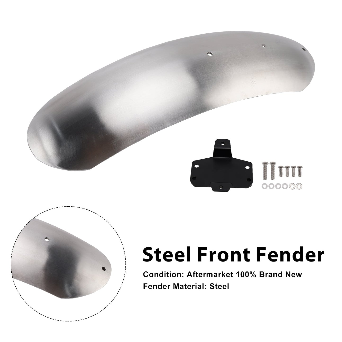 2019-2023 Husqvarna Vitpilen 125 250 401 Svartpilen Steel Front Fender