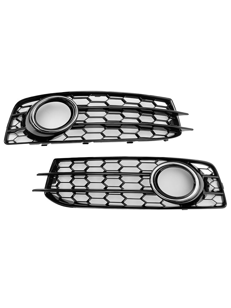 2009-2012 Audi A3 8P S-Line Honeycomb Front Bumper Fog Light Grille Cover