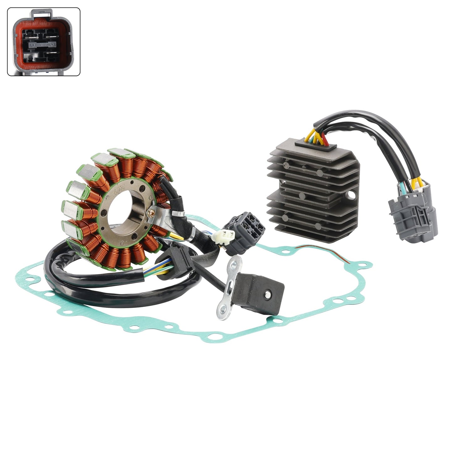 2006-2015 Kymco KXR 250 Stator Regulator Gasket Kit 31120-LBA7-90A 31600-LBA7-900