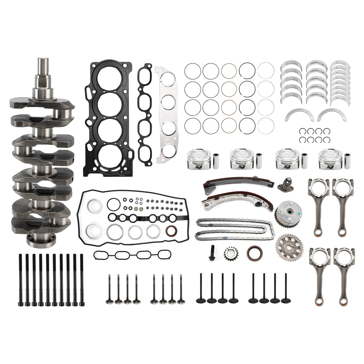2000-2005 TOYOTA MR2 SPYDER 1.8L Engine Rebuild Overhaul Kit 1ZZ-FE 11071-22010 13401-22020 Generic