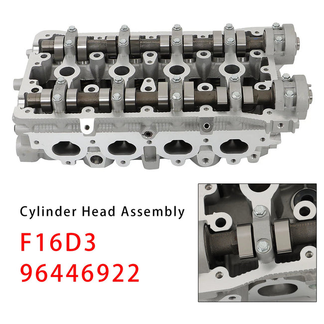 2004-2007 Chevrolet AVEO 1.6L Engine Cylinder Head Assembly F16D3 96446922