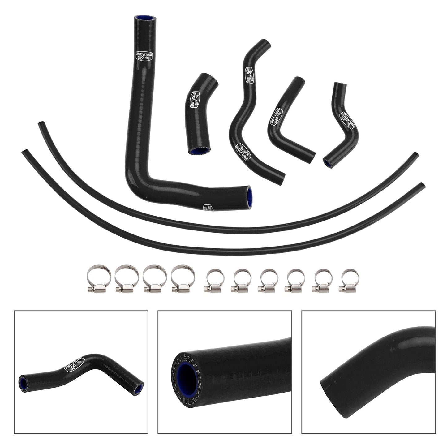 2023-2025 Suzuki GSX-8S Silicone Radiator coolant Hose