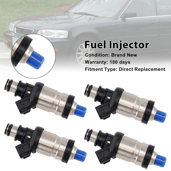 4PCS Fuel Injector 06164-P72-010 Fit Acura Integra TL GS GS-R LS RS 1996-2001