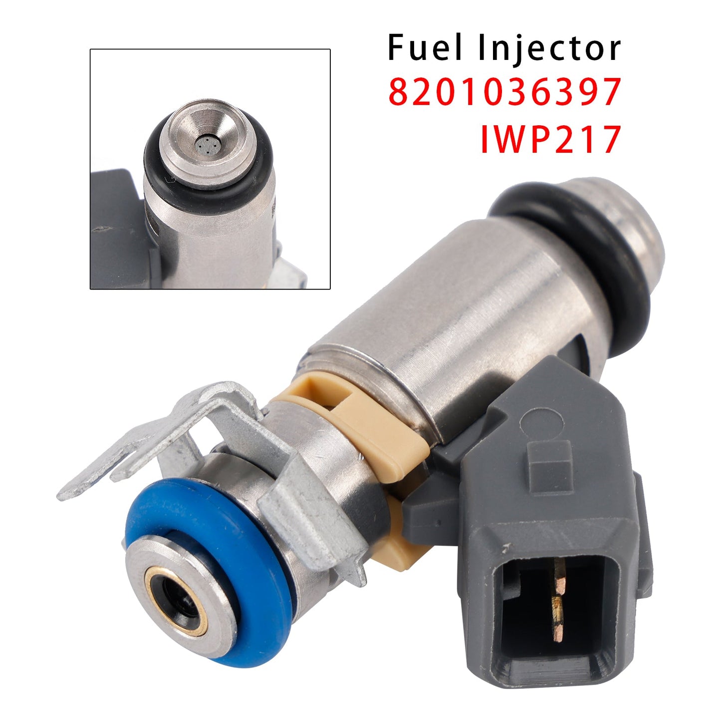 1Pcs Fuel Injector For Renault Dacia Kangoo Duster 1.6 16V 8201036397 IWP217
