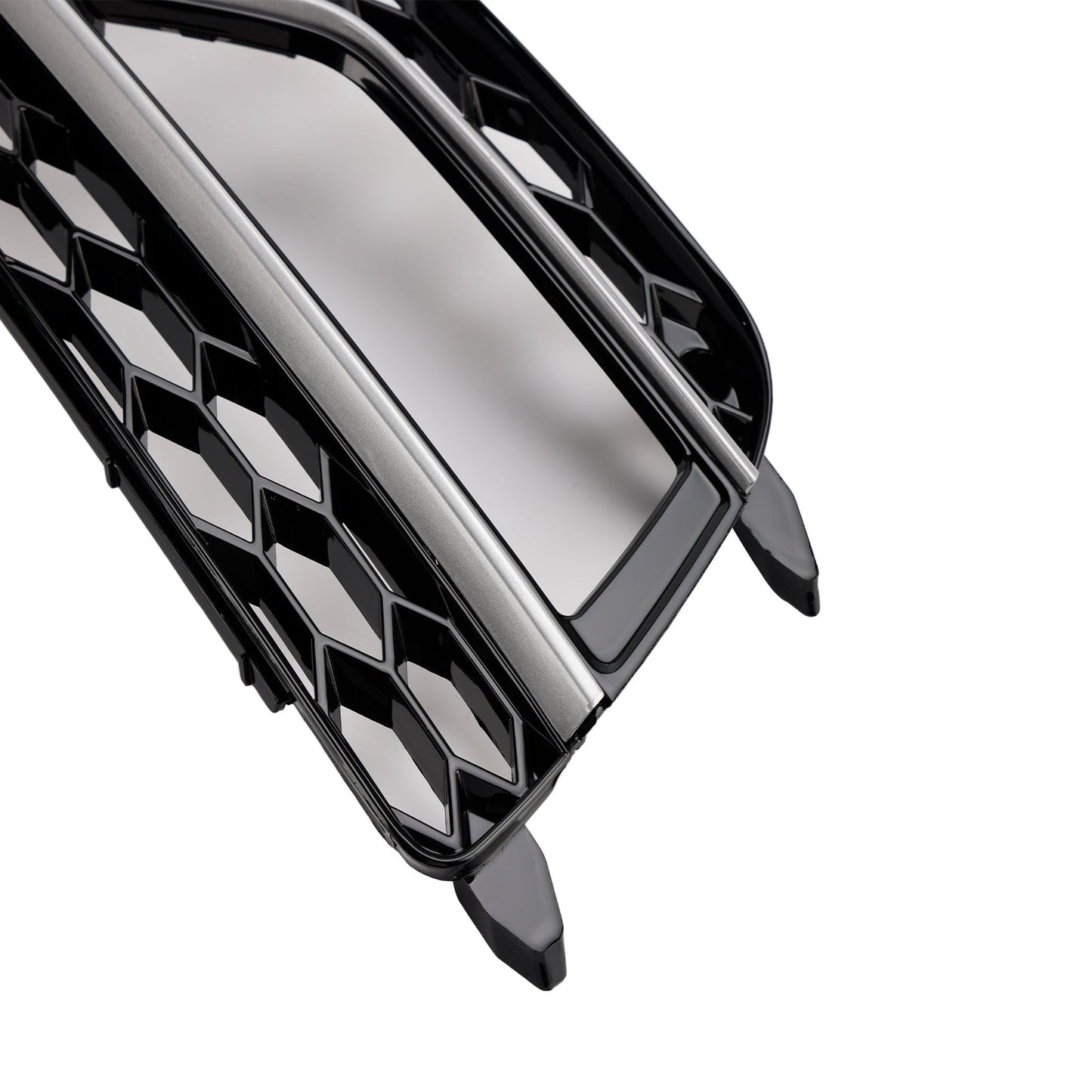 2013-2016 AUDI A5 S-Line S5 2PCS Front Fog Lamp Black Grill Grille