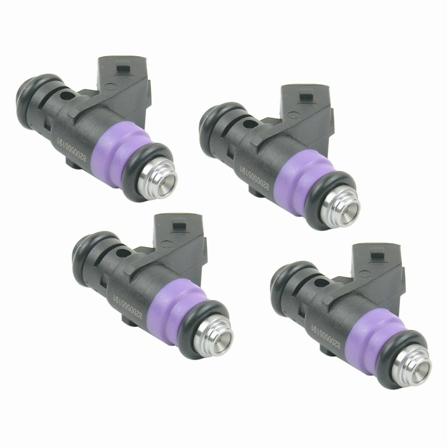 4Pcs Fuel Injector For Renault Clio Laguna Megane Scénic 1.4 1.6 8200132259