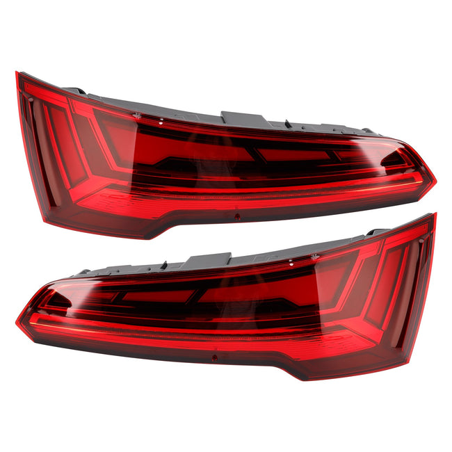Left+Right Rear Tail Light Lamp LED For Audi Q5 MK2 FACELIFT 2021-2024 LED 5 PIN
