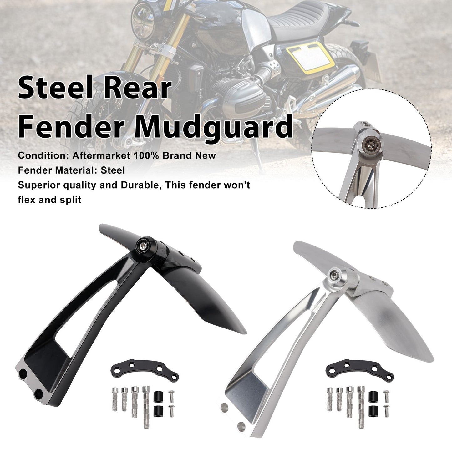 2014-2023 For BMW R nineT Steel Rear Fender Mudguard