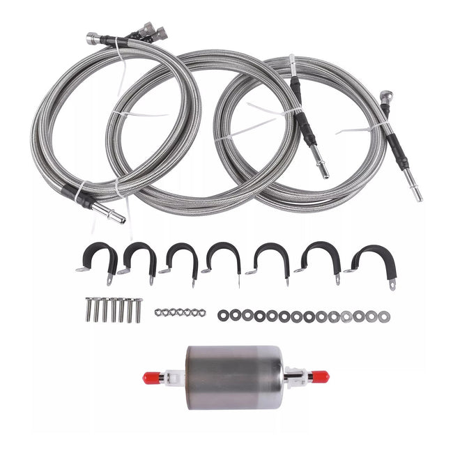 1999-2003 GMC Sierra 1500 Stainless Steel Braided Fuel Lines Kit 819-840 Quick Fix