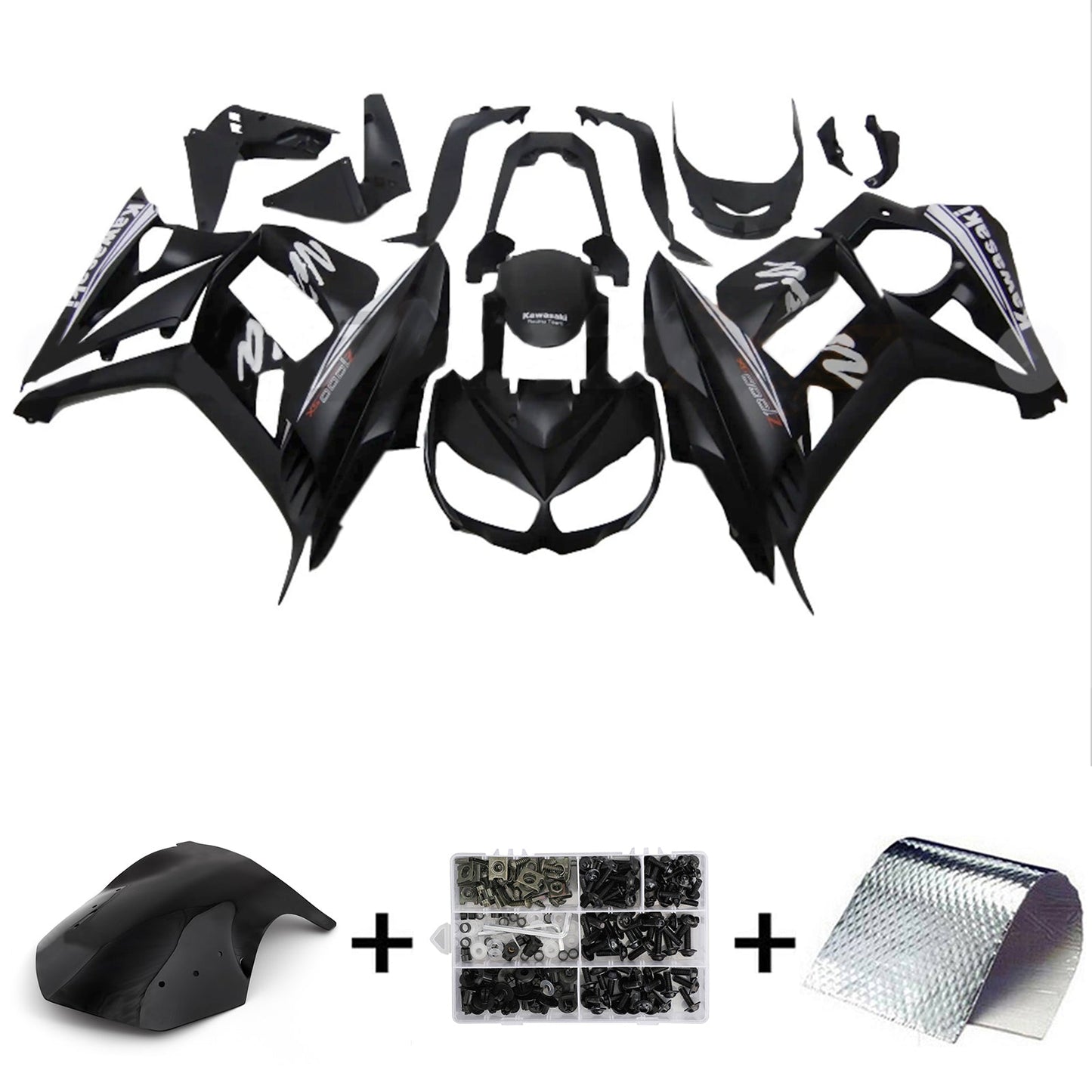 2010-2015 Kawasaki Z1000SX Injection Fairing Kit Bodywork Plastic ABS