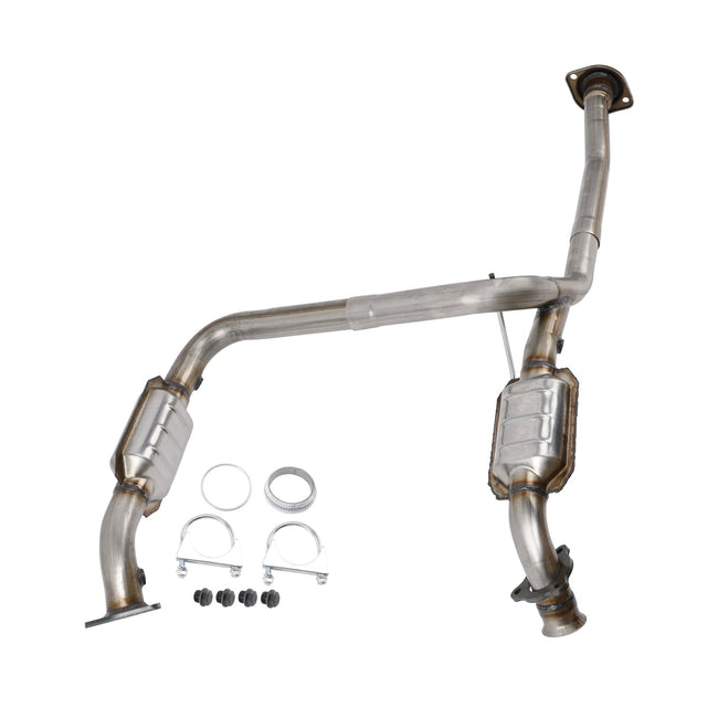 2016-2017 GMC Sierra 2500 HD 6.0L V8 Y Pipe With Catalytic Converters