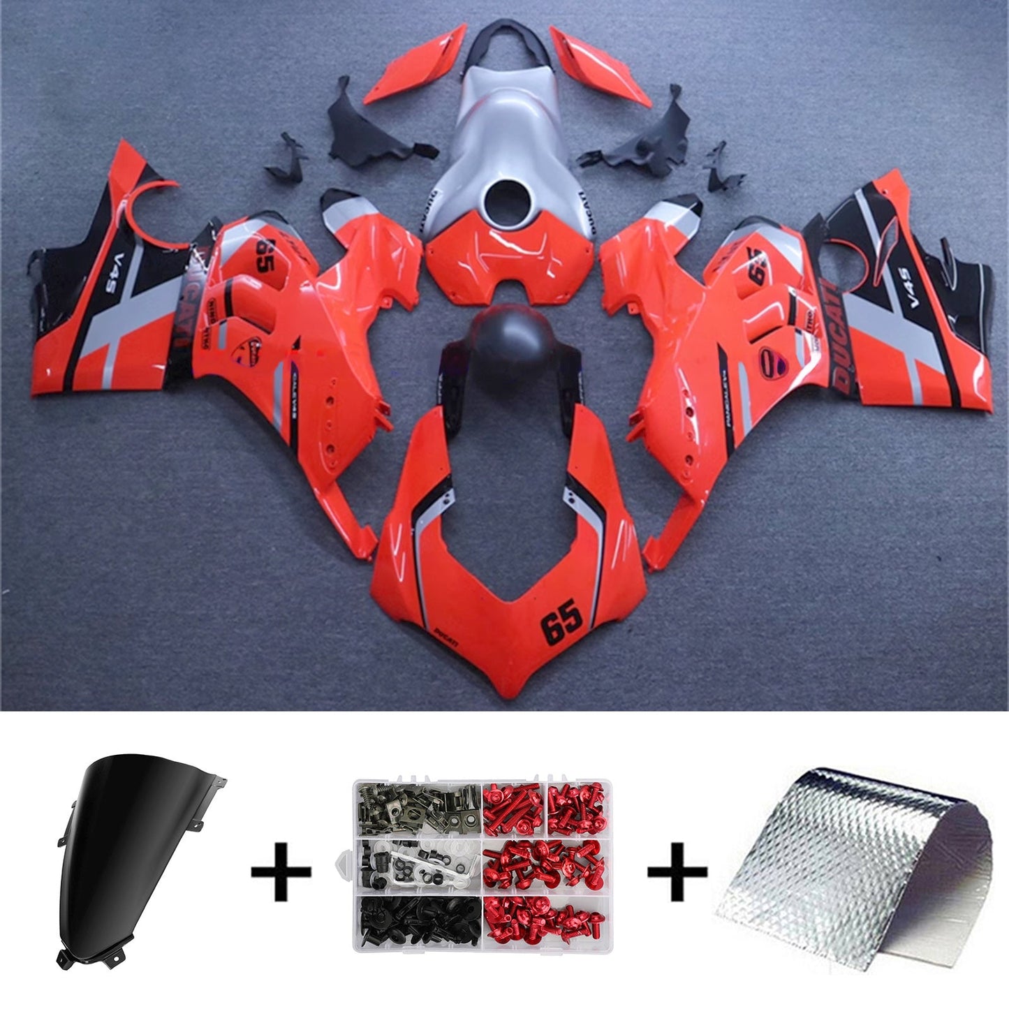 2020-2021 Ducati Panigale V4/V4S 2019-2022 V4SP/V4R Injection Fairing Kit Bodywork