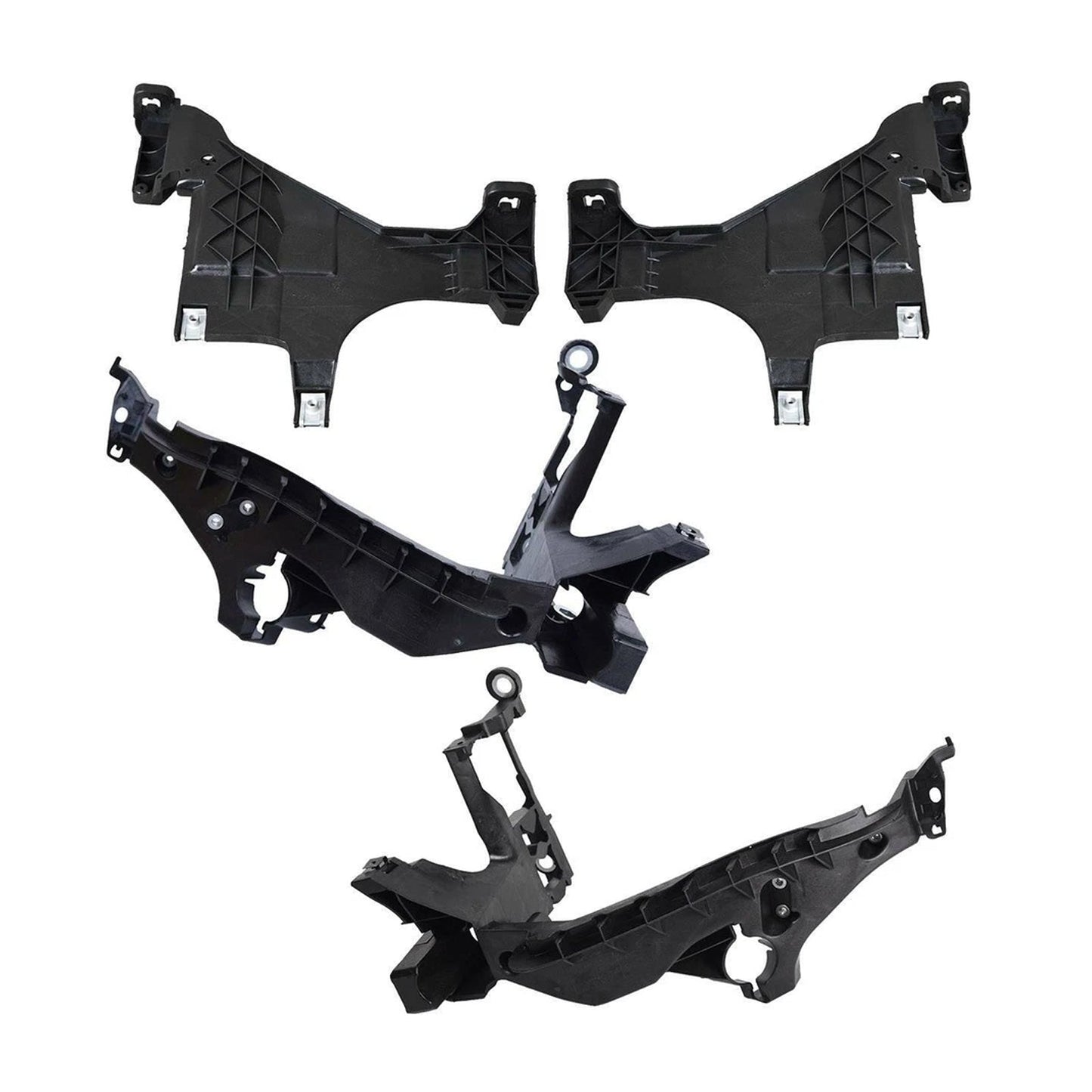 2013-2016 Audi A4 Facelift 4PCS Front Headlight Mount Support Plate Bracket