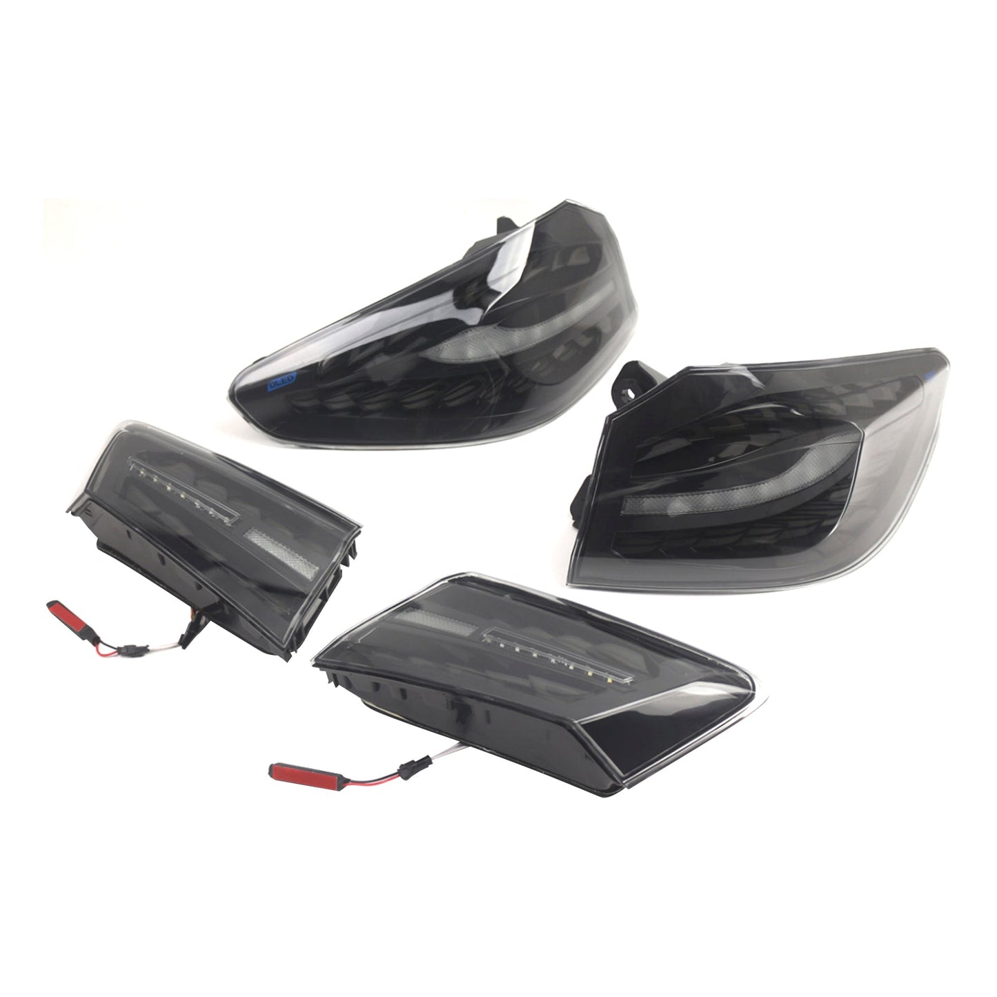 2018-2020 BMW 5 G30 G38 L&R Smoked LED Tail Lights Rear Lamp Assembly 63217376469 63217376470