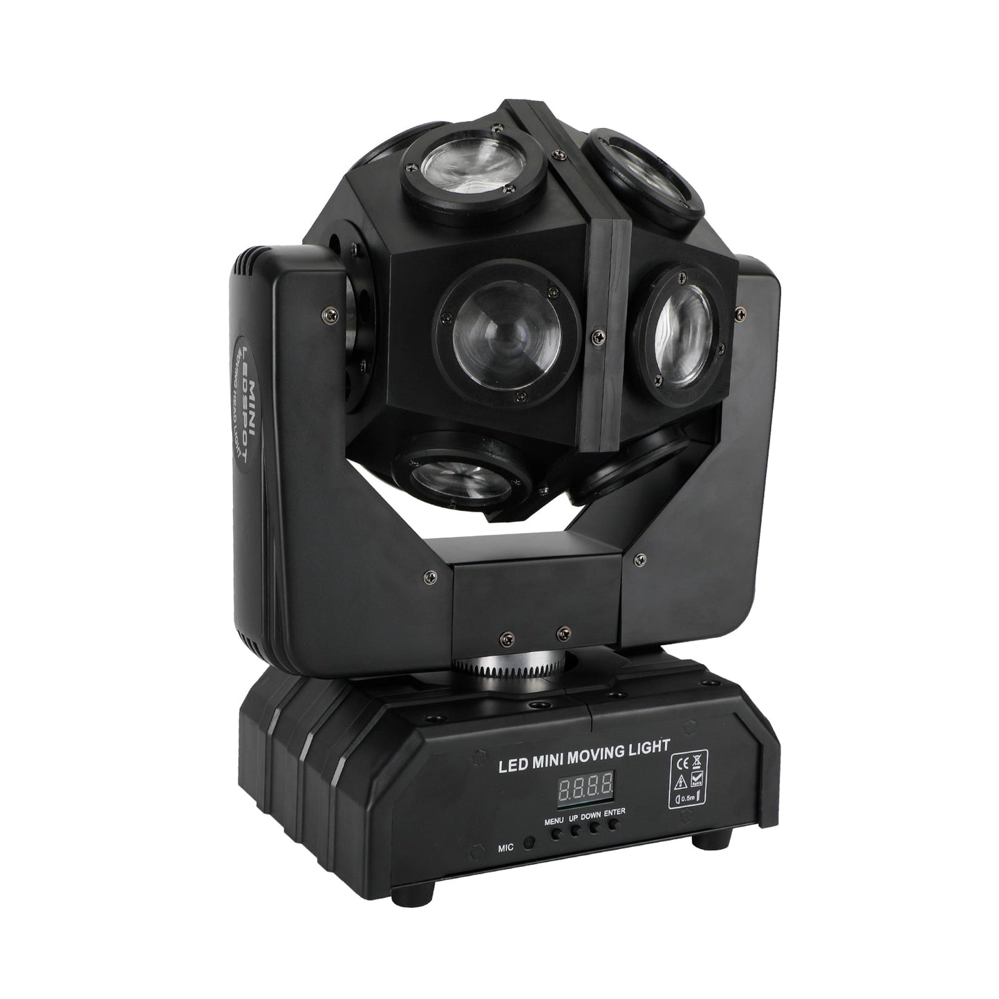 200W Moving Heads DJ Lights 12 LED Rotating Beam Moving Heads Stage Light RGBW DMX 512 DJ Lights for Disco/Party