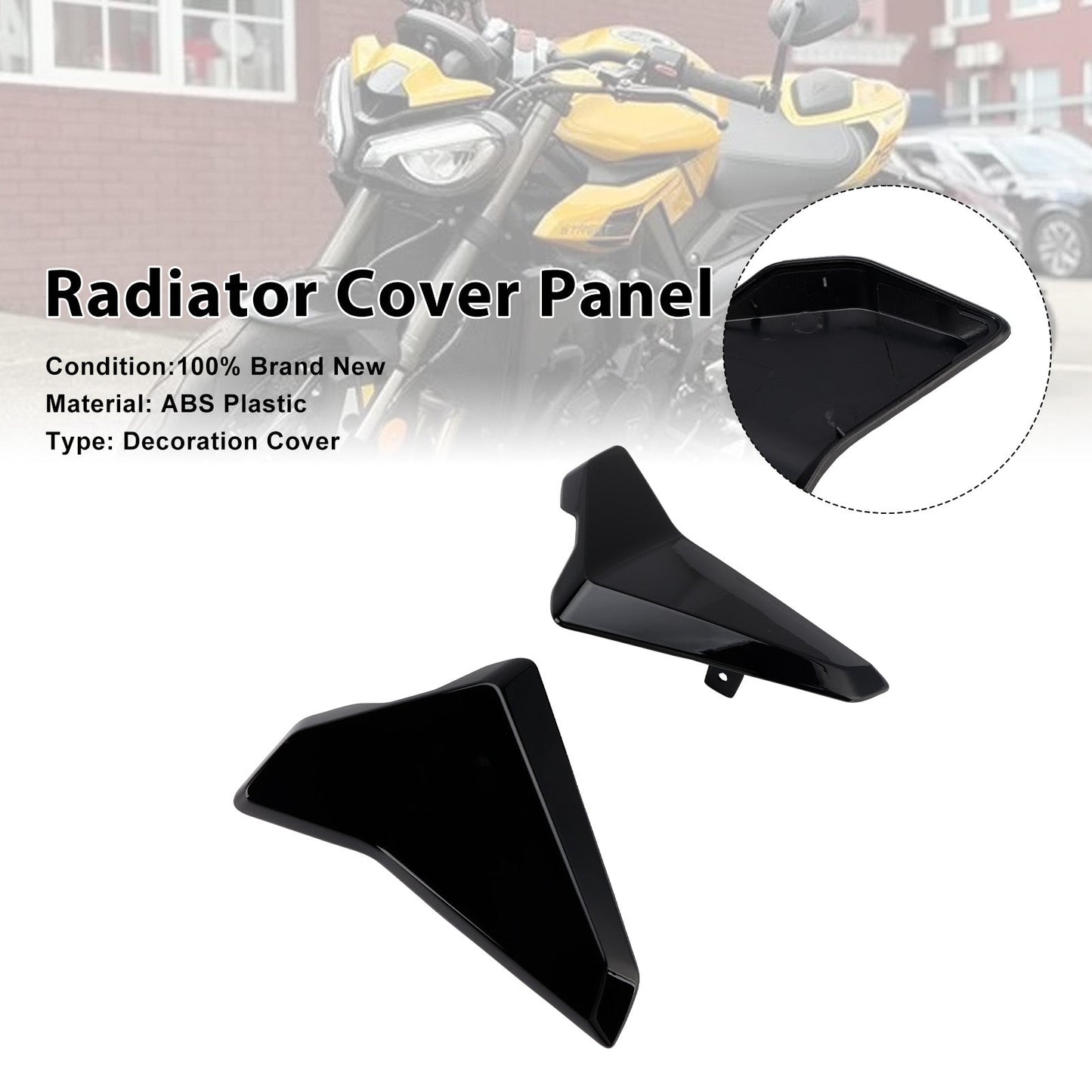 Radiator Side Cover Fairing Panels For Street Triple 765 R/RS 2023-2025