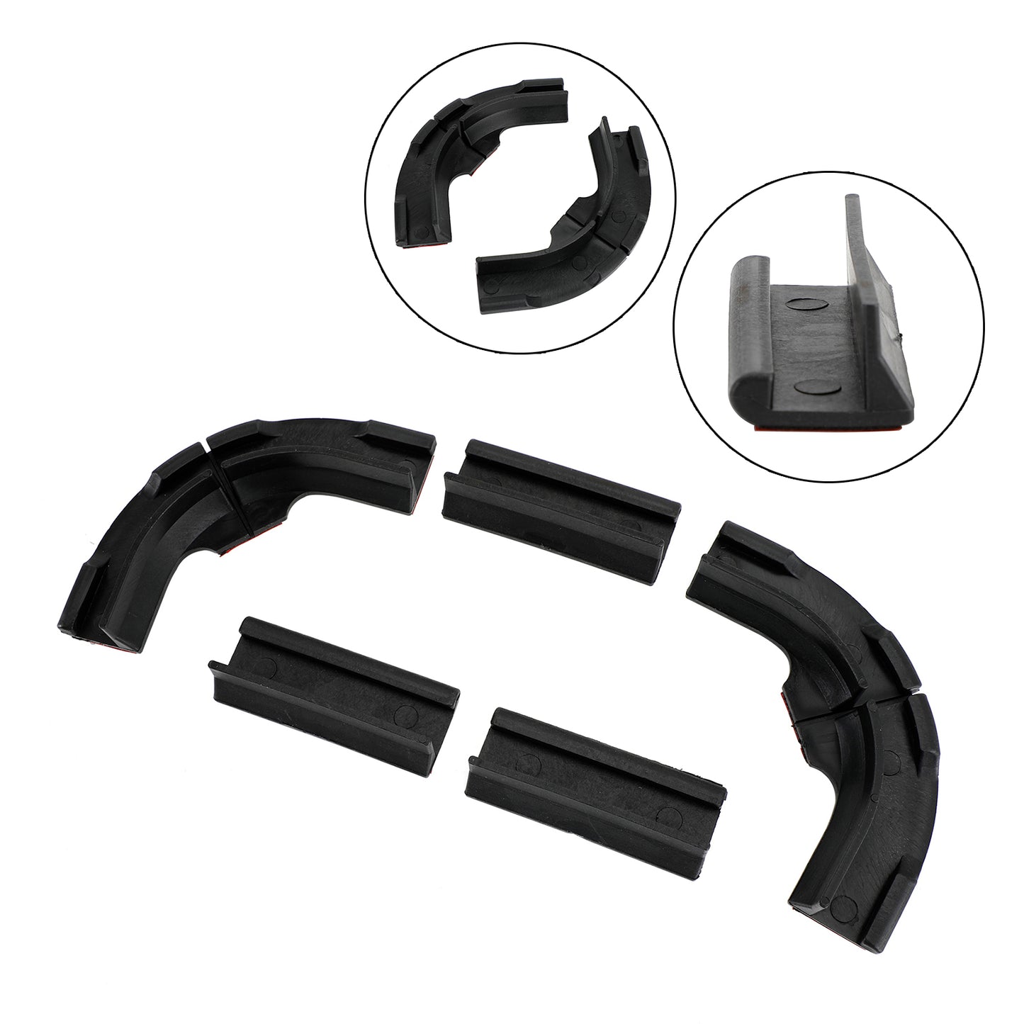 5 Pcs Black Generic Brackets Hue Play Gradient Lightstrip Mounting Set