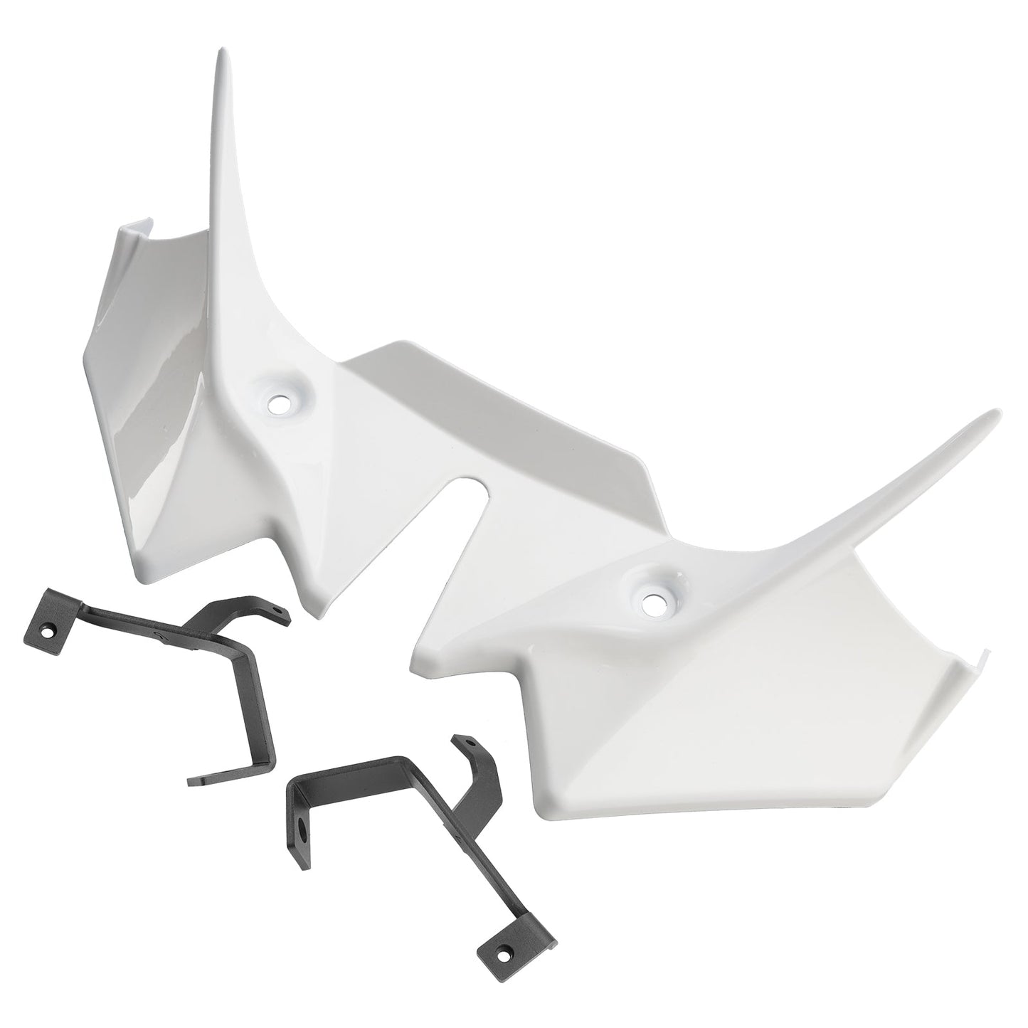2021-2024 Kawasaki Z650 Front Downforce Spoiler Extension Fairing White