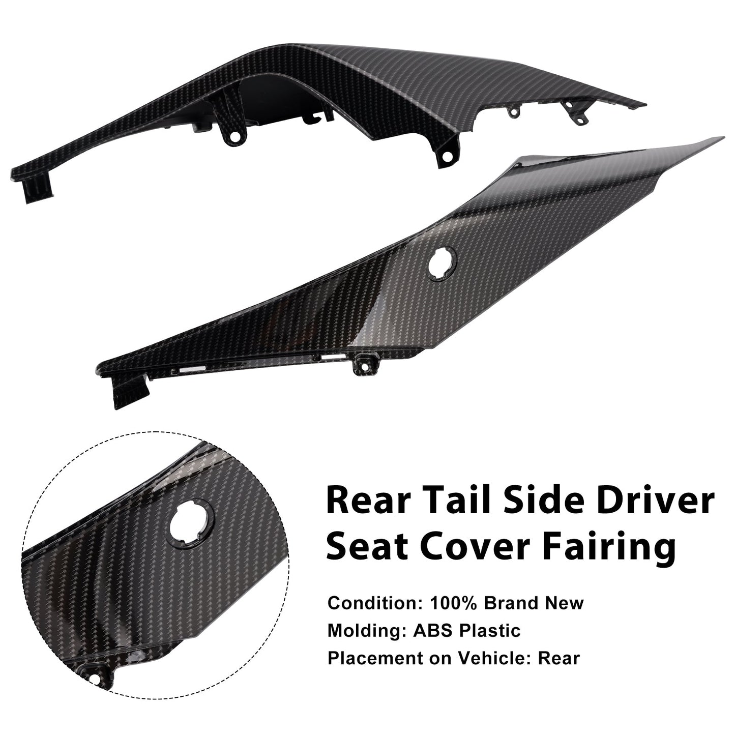 2021-2024 Aprilia RSV4 Rear Tail Side Driver Seat Cover Fairing