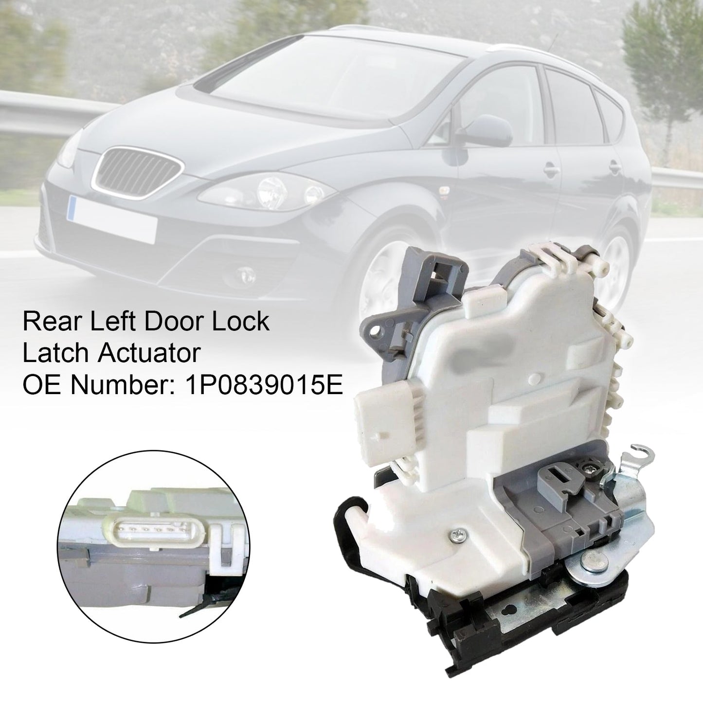 2004-2015 Seat Altea XL (5P5, 5P8) (5P1) 1.2 1.4 1.6 1.8 1.9 2.0 TSI Door Lock Actuator Rear Left 1P0839015E