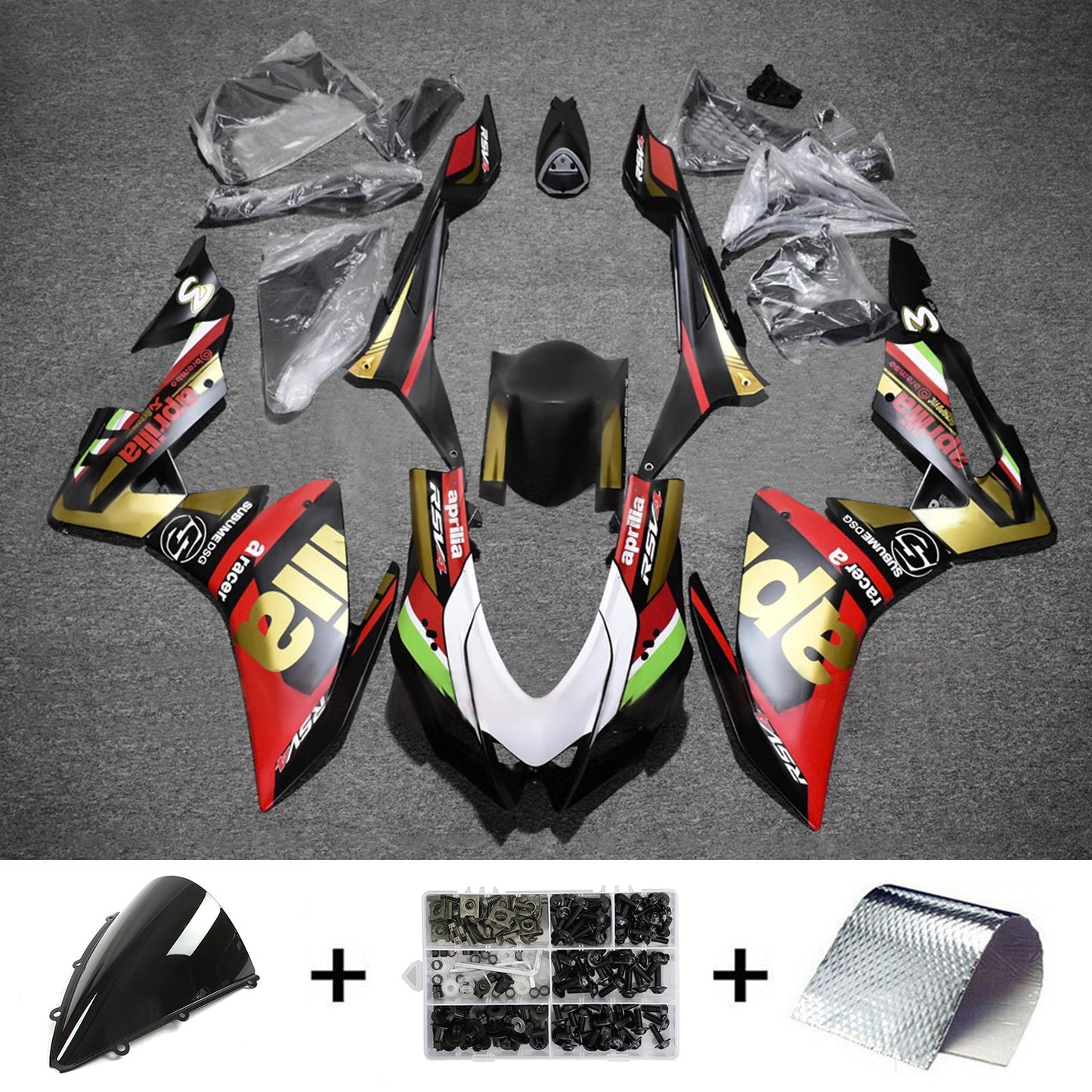 2016-2020 Aprilia RSV4 1000 Injection Fairing Kit Bodywork Plastic