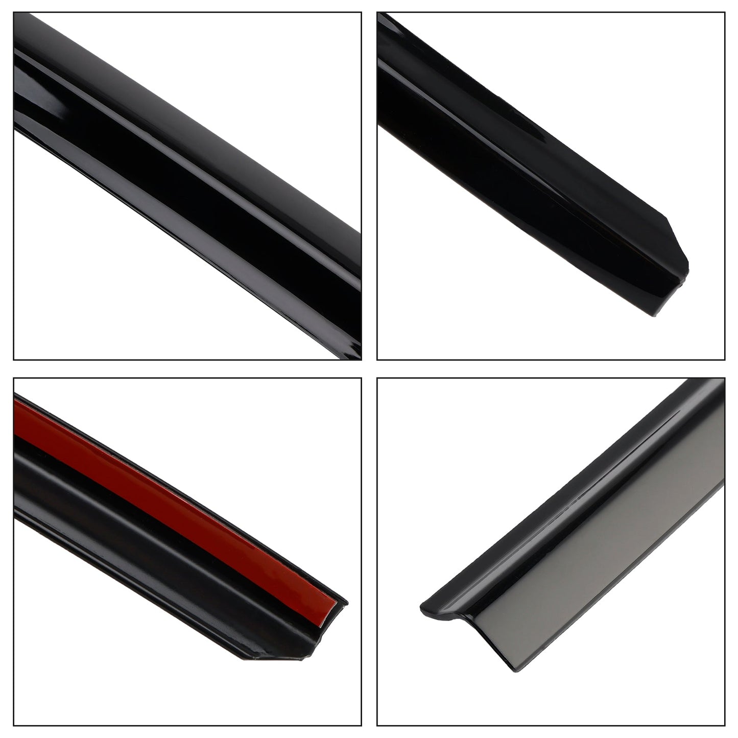 Left&Right Side Door Column Cover Pillar Trim For Mini Cooper R55 2007-14