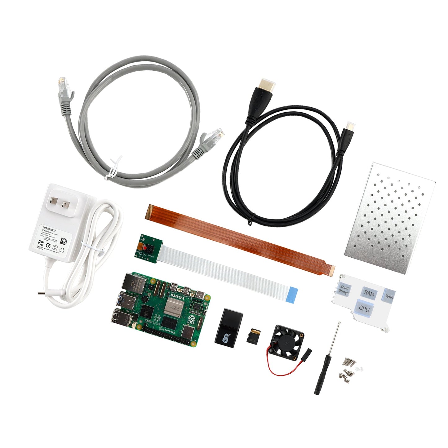 Raspberry Pi 5 Kit 8G Development Board Camera Python Programming Advanced Kit