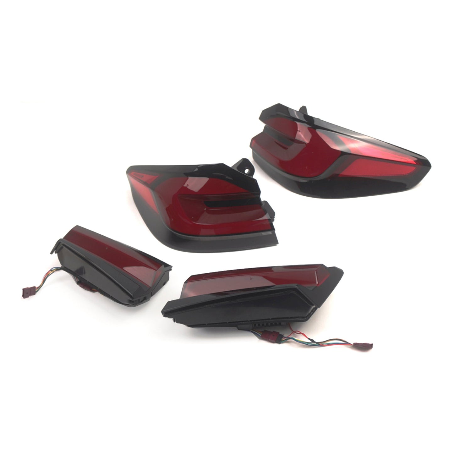 2018-2020 BMW 5 Series G30 G38 L&R Red LED Tail Lights Rear Lamp Assembly