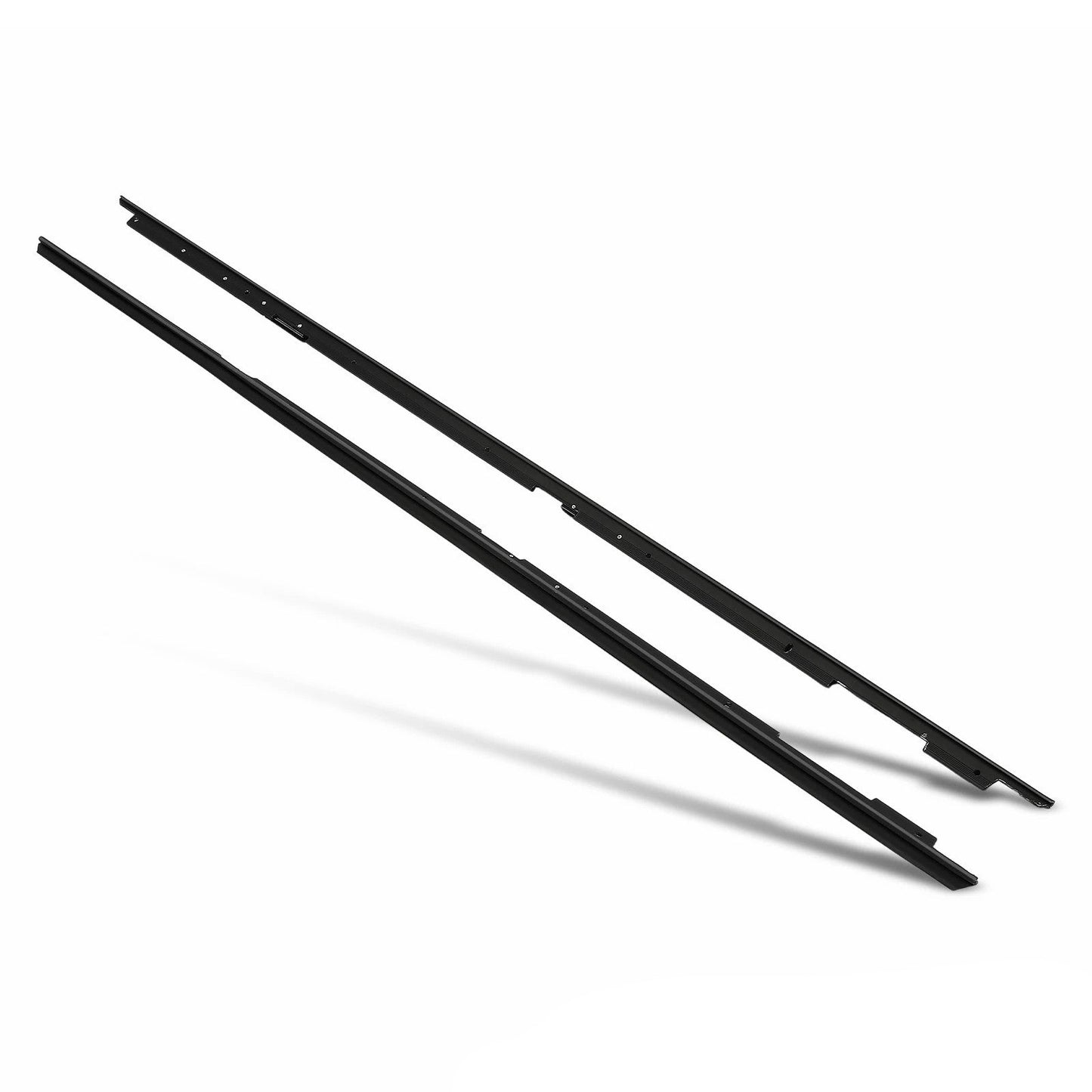 1985-1987 For Pontiac Firebird Outer Side 2PCS Door Window Sweep Weatherstrip Seals Outer 1AWSK00155