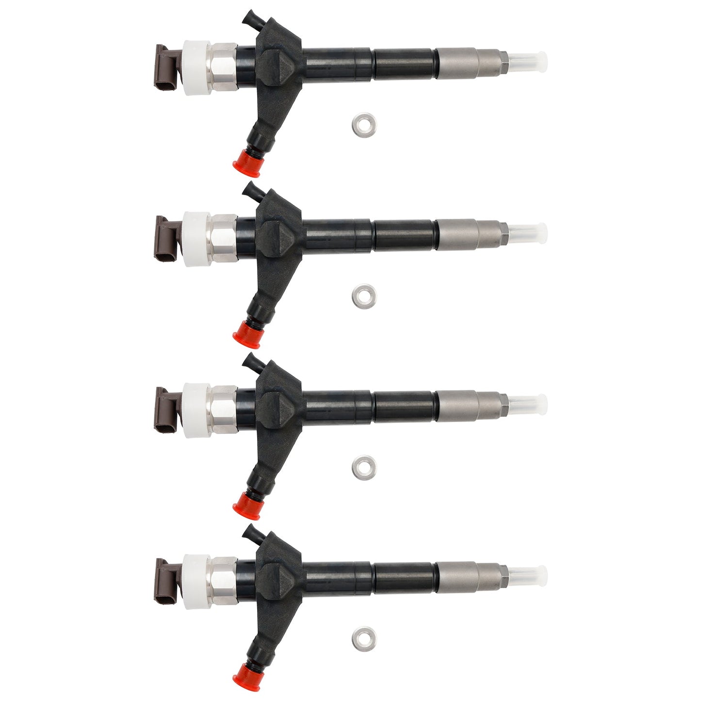 4PCS Fuel Injector 095000-6250 Fit Nissan Navara D22 D40 Diesel 16600-EB70A