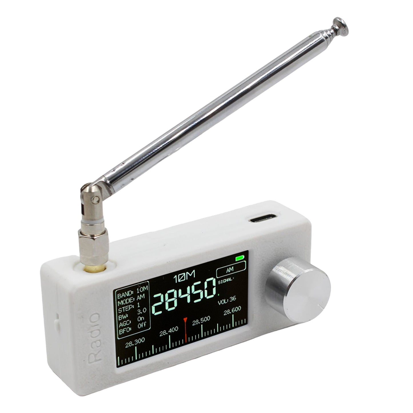 SI4732 Portable Radio 0.5-108MHz LSB AM FM Mini Pocket All-Band Radio Receiver