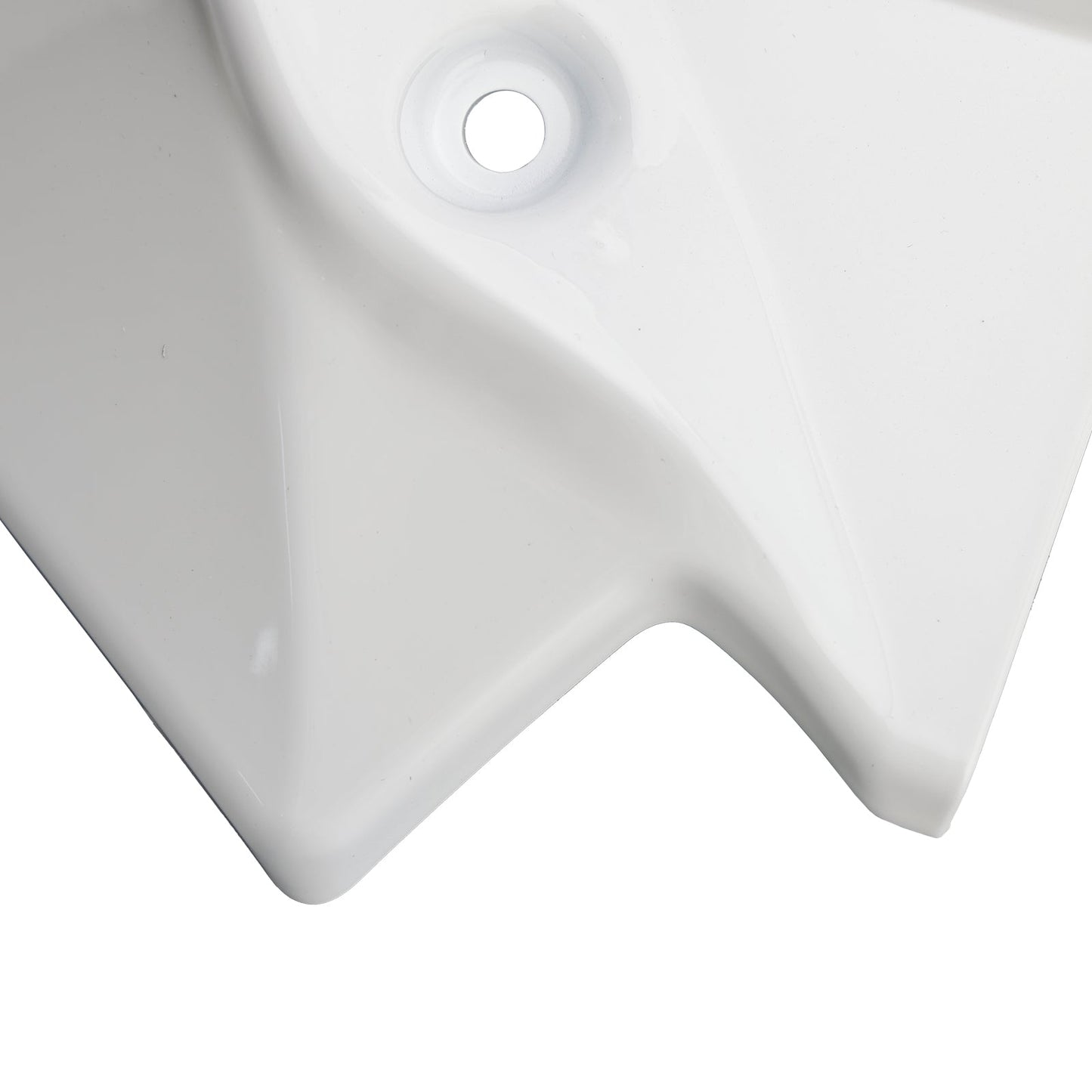 2021-2024 Kawasaki Z650 Front Downforce Spoiler Extension Fairing White