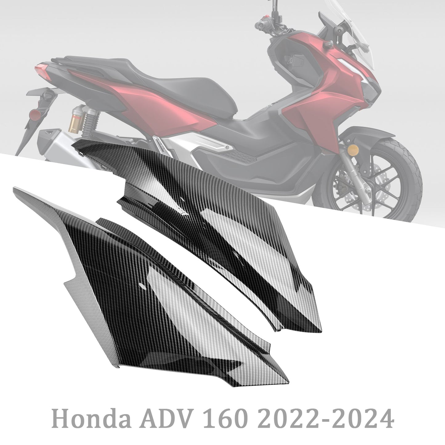 2023-2024 Honda ADV 160 Rear Seat Side Frame Cover Body Fairing Cowl