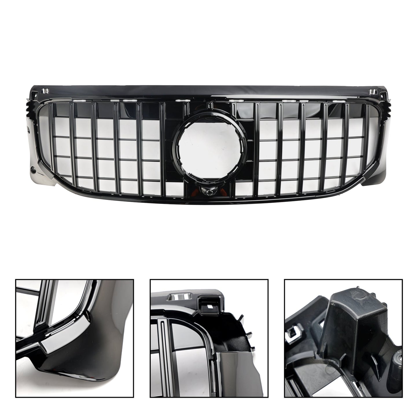 2020-2023 Mercedes Benz GLB X247 Gloss Black Front Bumper Grille Grill