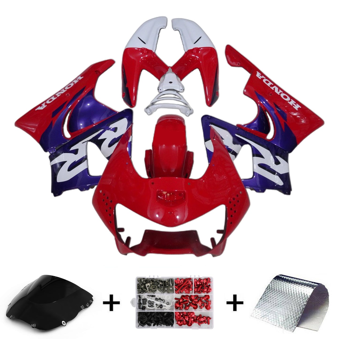 1998-1999 Honda CBR900RR 919 Injection Fairing Kit Bodywork Plastic ABS