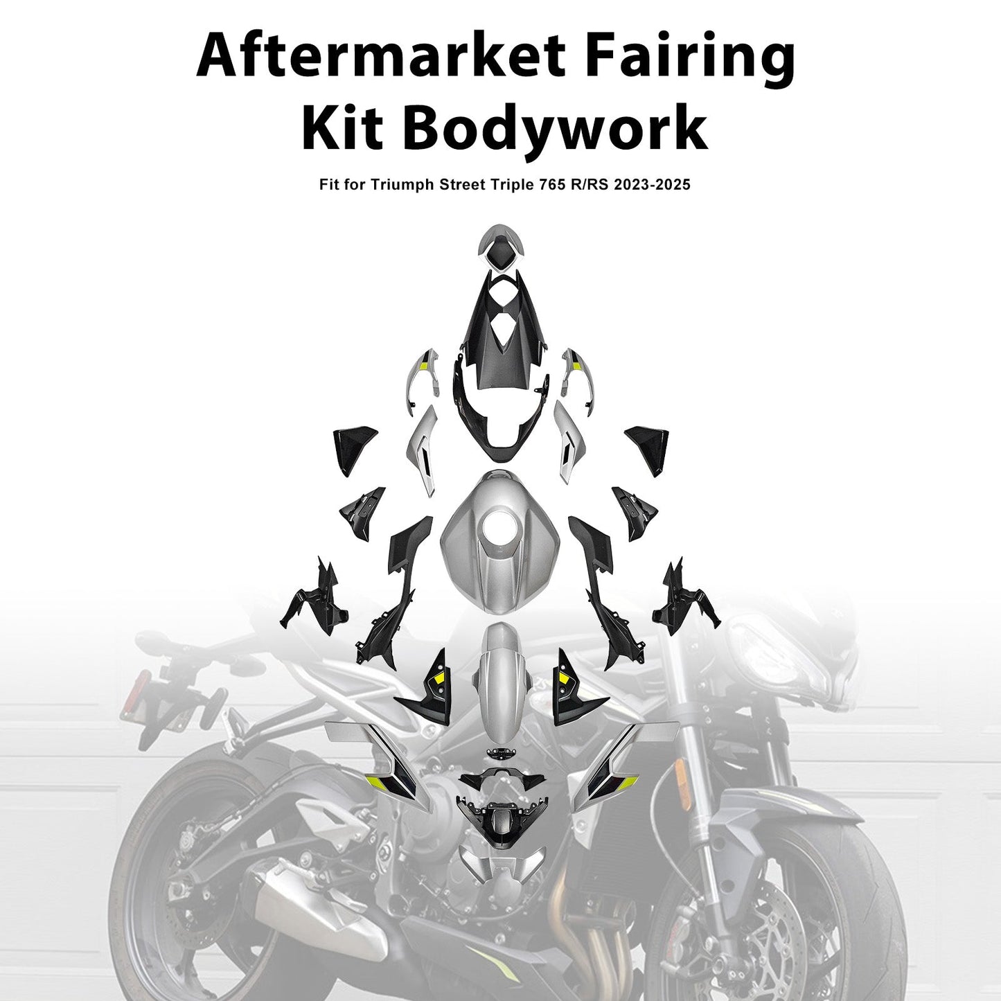 Injection Bodywork Fairing Kit for Street Triple 765 R/RS 2023-2025