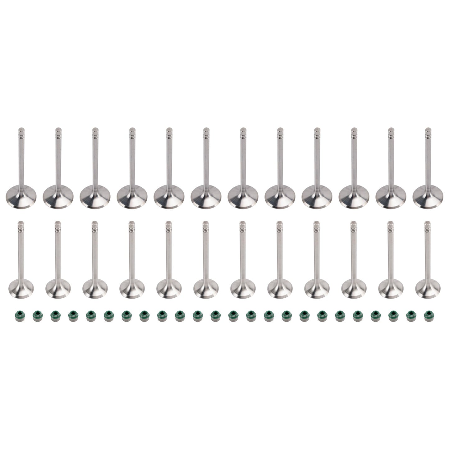 24X Intake+Exhaust Valve Set 06E109601E For Audi A4 A5 A6 A7 A8 Q5 Q7 3.0T