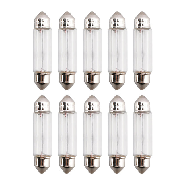 10PCS Car Light Tubular Lamp bulb C5W SV8.5 6421 24V 3W For OSRAM